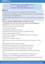 Đề thi giữa học kì 1 Vật lí 12 Chân trời sáng tạo - Đề số 2